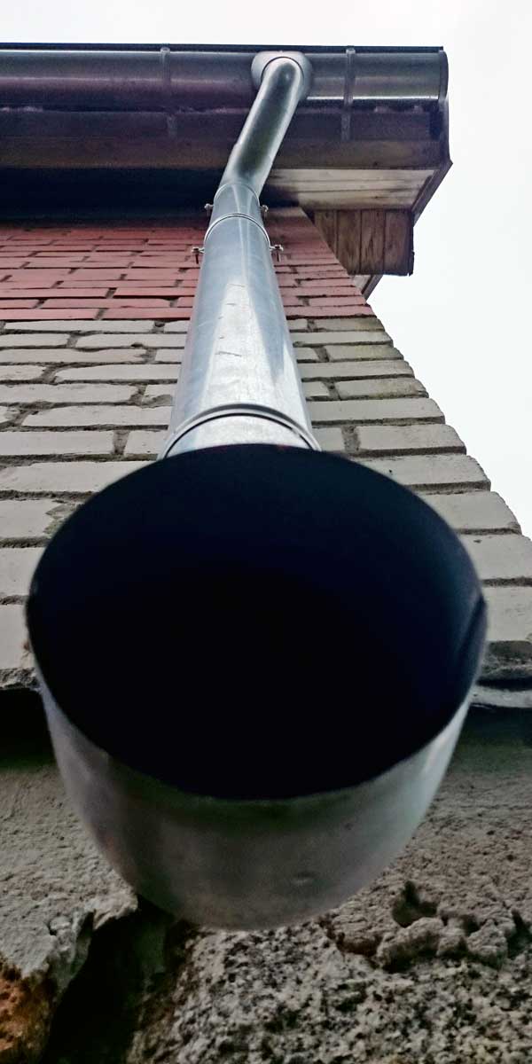 Водосточная система из оцинкованной стали