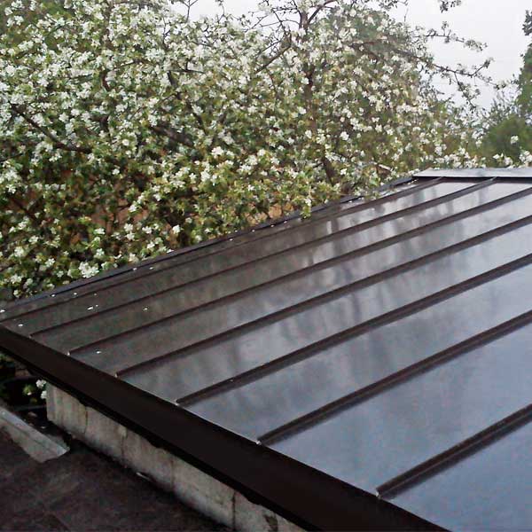 Крыша из фальцпрофиля RR32